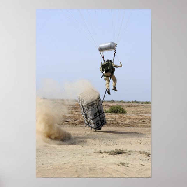 Pôster Um soldado cai na zona (Frente)
