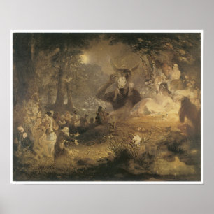 Pôster Um sonho de noite de plenos Verões, 1834