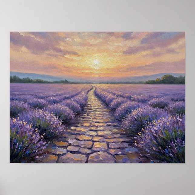 Poster Um Sonho de Verão de Lavanda (Frente)
