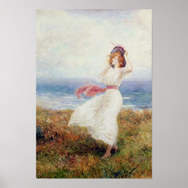 Pôster Um sopro nas algemas (Frente)