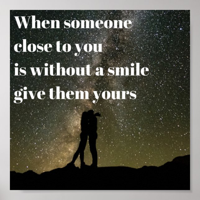 Poster Um Sorriso (Frente)