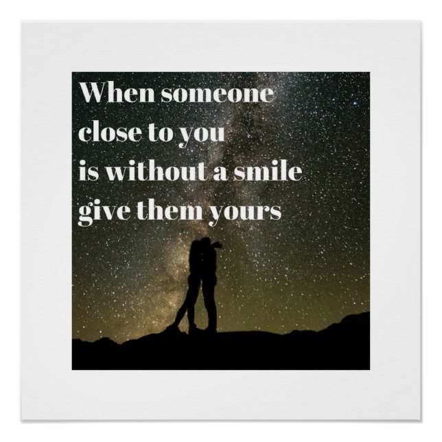 Pôster Um Sorriso (Frente)