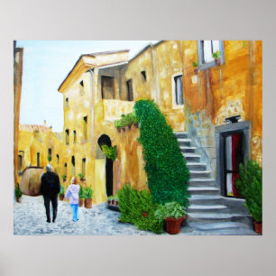 Poster Um Stroll com a papá em Italia