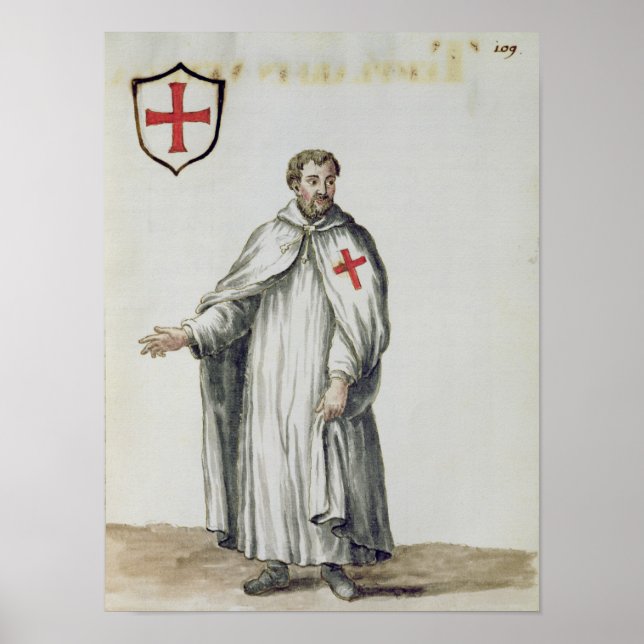 Poster Um Templário Veneza (Frente)