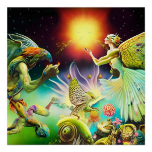 Pôster Um Tempo de Pintura de Óleo Recompensa