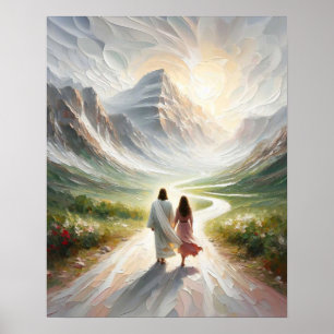 Poster Um Teste de Fé, Arte Cristã Moderna, Jesus Chris