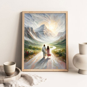 Poster Um Teste de Fé, Arte Cristã Moderna, Jesus Cristo