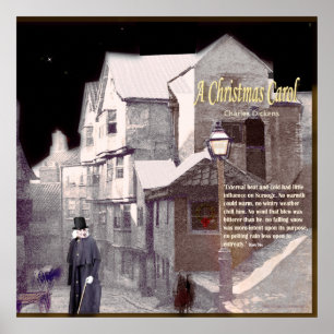 Poster Um texto da canção de natal do Natal