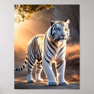 Poster Um Tigre Branco