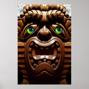 Poster Um Tiki Terraced - Ken Gage Art