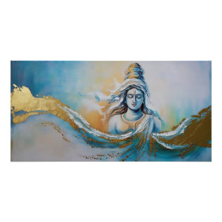 Pôster Um tributo Abstrato à Deusa Gayathiri