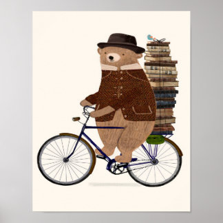 Poster um urso educado