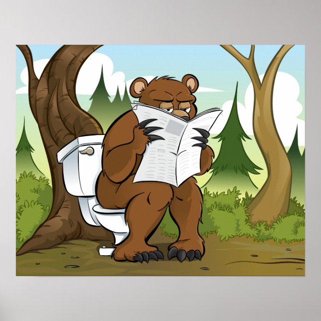 Pôster Um Urso Enrola Na Floresta? (Frente)