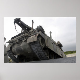 Pôster Um veículo de recuperação de M88A2 Hercules