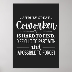 Poster Um verdadeiro colaborador Excelente