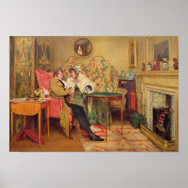 Pôster Um Visitante Atendedor (Frente)