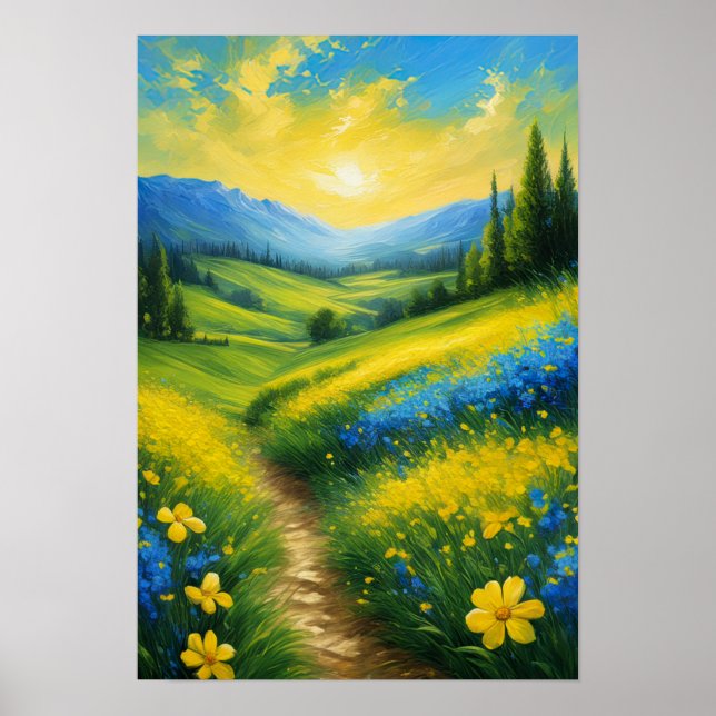 Poster Um vislumbre da natureza (Frente)