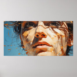 Poster Um vislumbre da pintura do futuro