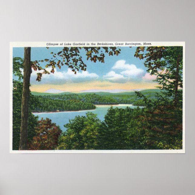 Poster Um vislumbre do lago Garfield (Frente)