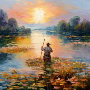 Poster Um vislumbre do Monet