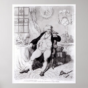 Pôster Um Voluptuary sob os horror da digestão