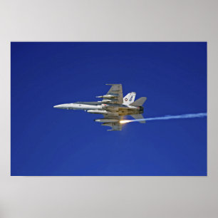 Poster Um zangão de F/A-18C