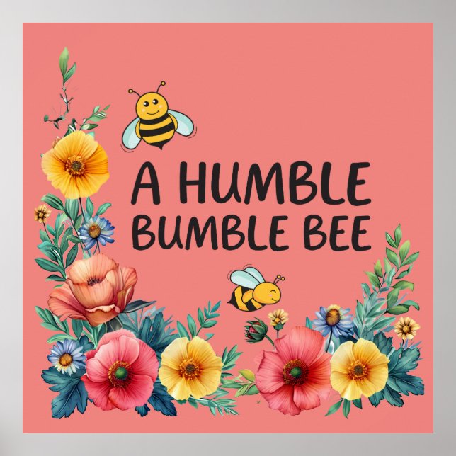 Poster Uma Abelha Humilde (Frente)