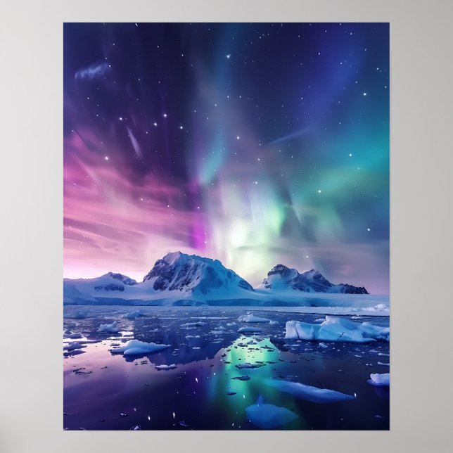 Poster Uma adorável Aurora Boreal (Frente)