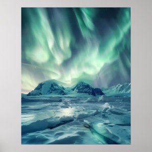 Poster Uma adorável Aurora Boreal