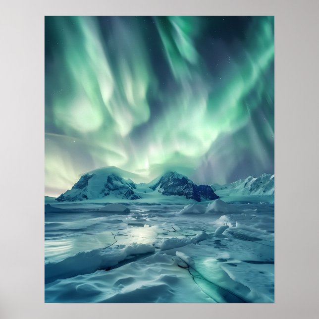 Poster Uma adorável Aurora Boreal (Frente)