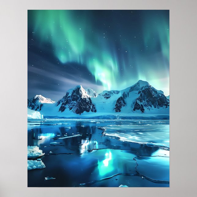 Poster Uma adorável Aurora Boreal (Frente)