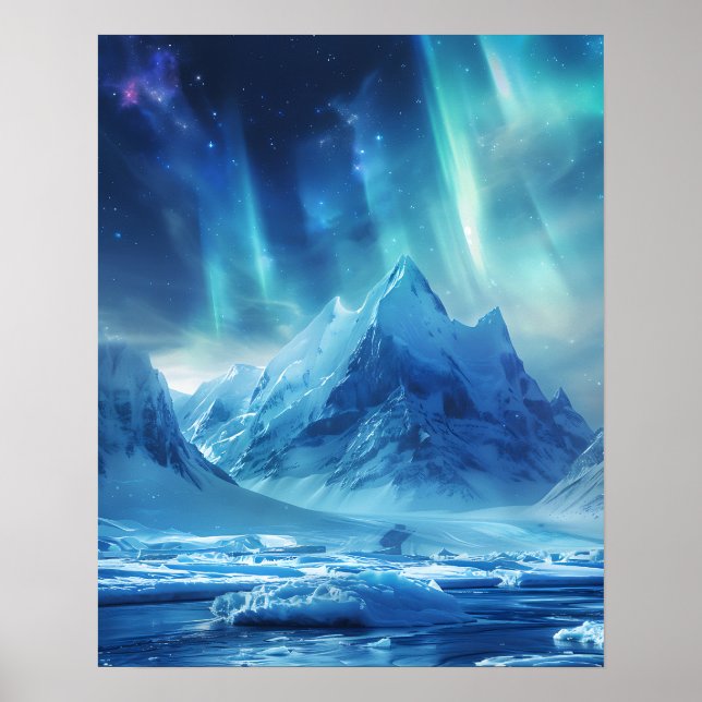 Poster Uma adorável Aurora Boreal (Frente)