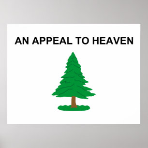 Poster Uma apelação ao céu - bandeira 1775 naval de G
