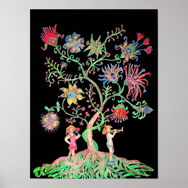 Poster Uma árvore da vida (Frente)
