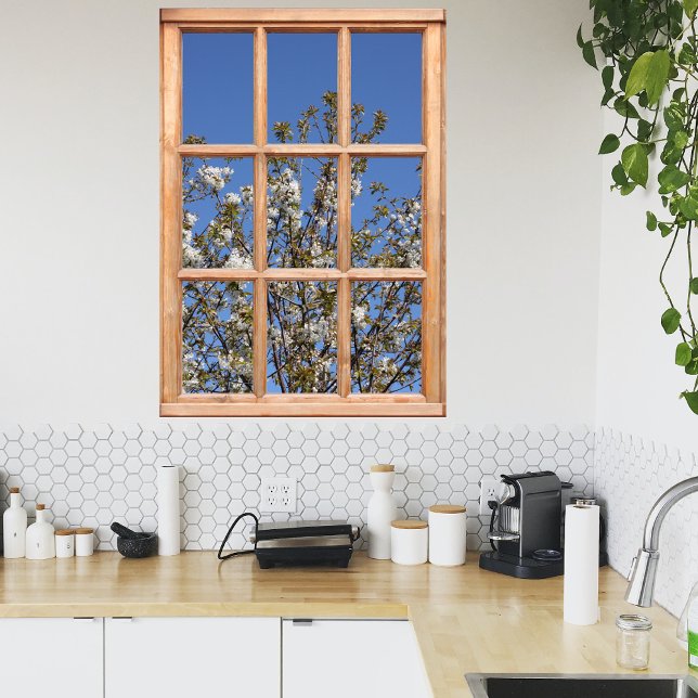 Pôster Uma Árvore no Modo de Exibição do Springtime a par (Criador carregado)