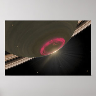 Pôster Uma Aurora cereja-vermelha