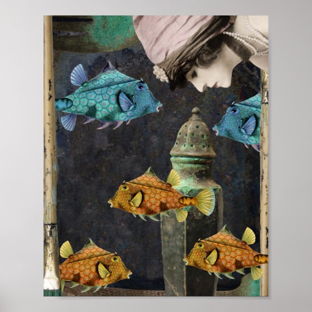 Pôster Uma aventura submarina imaginária (Frente)