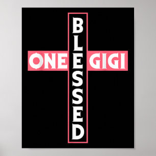 Poster Uma Avó Abençoada Nonna Gigi Vovó Nana Mamãe Je