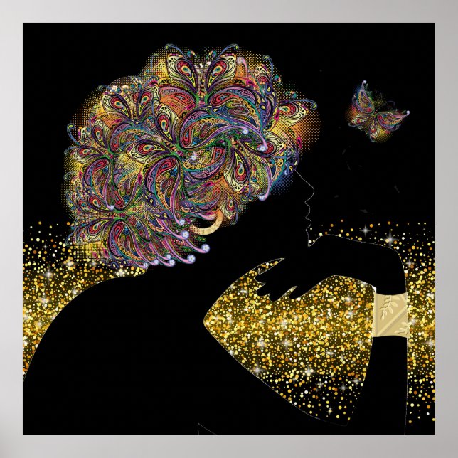 Poster Uma Bela Borboleta-de-Alma (Frente)