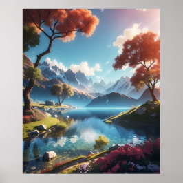 Poster Uma bela paisagem 4k