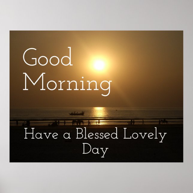 Poster Uma boa manhã muito feliz no Fazer (Frente)