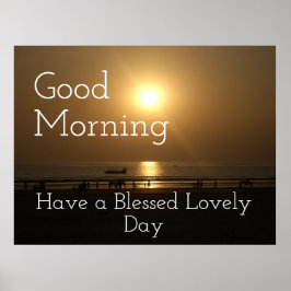 Poster Uma boa manhã muito feliz no Fazer