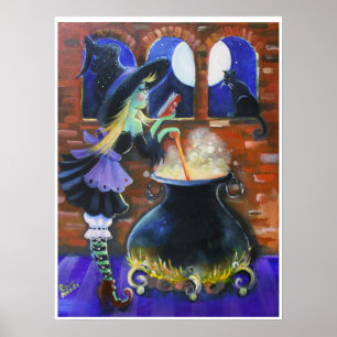 Poster Uma bruxa festiva