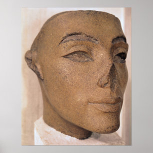 Poster Uma cabeça real, possivelmente de Nefertiti, de