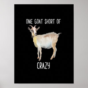 Poster Uma Cabra Sem Cabra Louca