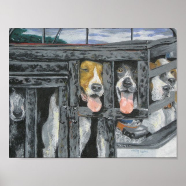 Poster "Uma Caça Que Iremos" (Frente)