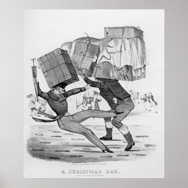 Pôster Uma Caixa de Natal, 1836 (Frente)