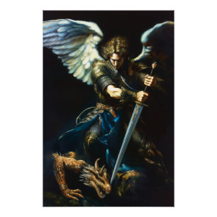 Pôster Uma canção de aço e escala Angel vs Dragon