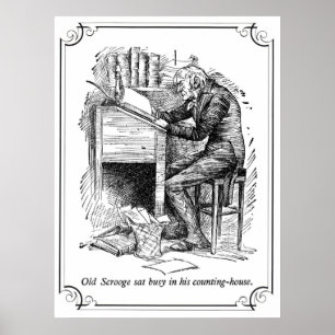 Pôster Uma canção de natal do Natal: Scrooge velho