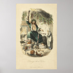 Poster Uma canção de natal do Natal: Visitante de Scroo
